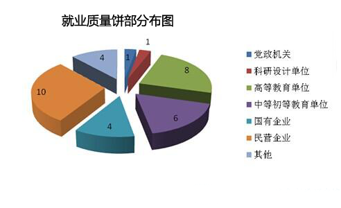 就业质量饼状图